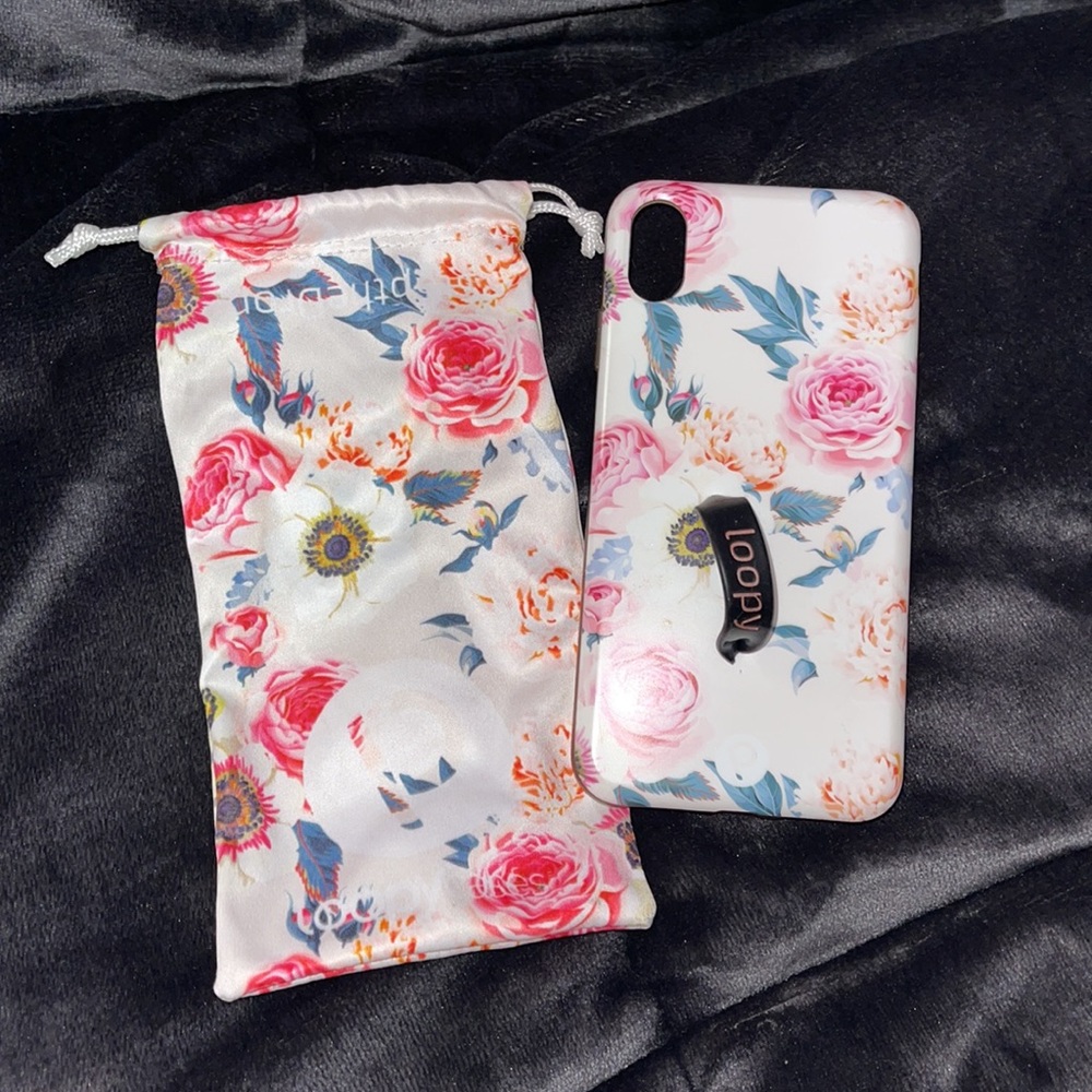 Blossom floral LOOPY brand iphone XS MAX case
